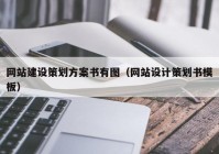 网站建设策划方案书有图（网站设计策划书模板）