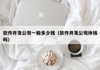 软件开发公司一般多少钱（软件开发公司挣钱吗）