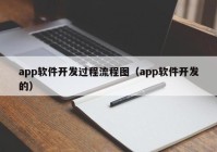 app软件开发过程流程图（app软件开发的）